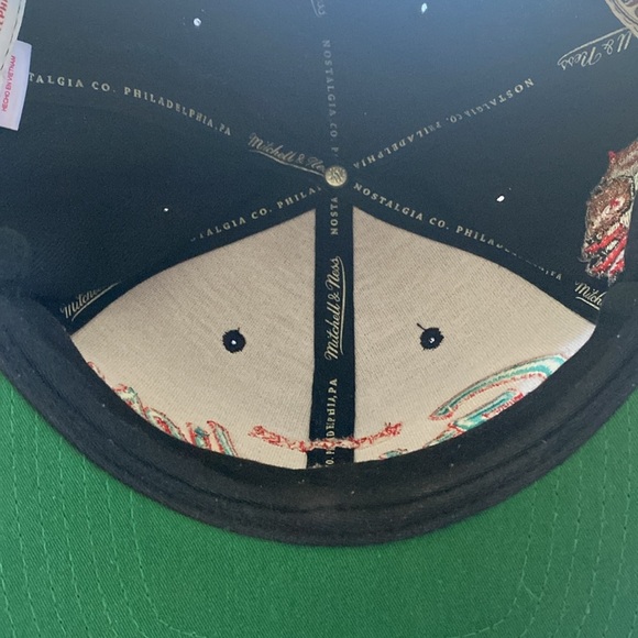 Mitchell & Ness Nostalgia Co. PA Vancouver Grizzlies Black SnapBack Hat OS - Picture 6 of 7